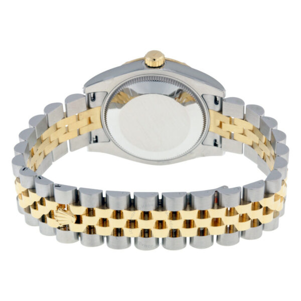 Rolex Datejust Lady 31 Champagne Dial Stainless Steel and 18K Yellow Gold Jubilee Bracelet Automatic Watch 178343CDJ - Image 4