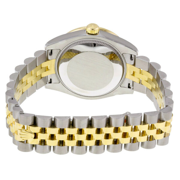 Rolex Datejust Lady 31 Champagne Dial Stainless Steel and 18K Yellow Gold Jubilee Bracelet Automatic Watch 178383CDJ - Image 4