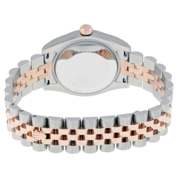 Rolex Datejust Lady 31 Chocolate Brown Dial Stainless Steel and 18K Everose Gold Jubilee Bracelet Automatic Watch 178271CHRDJ - Image 4