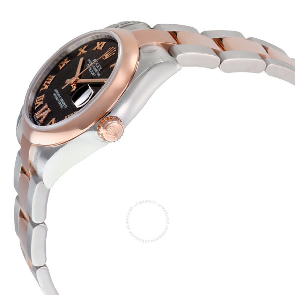 Rolex Datejust Lady 31 Chocolate Dial Stainless Steel and 18K Everose Gold Oyster Bracelet Automatic Watch 178241CHRDO - Image 3