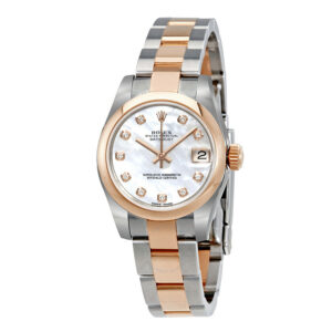 Rolex Datejust Lady 31 Mother of Pearl Dial Stainless Steel and 18K Everose Gold Oyster Bracelet Automatic Watch 178241MDO