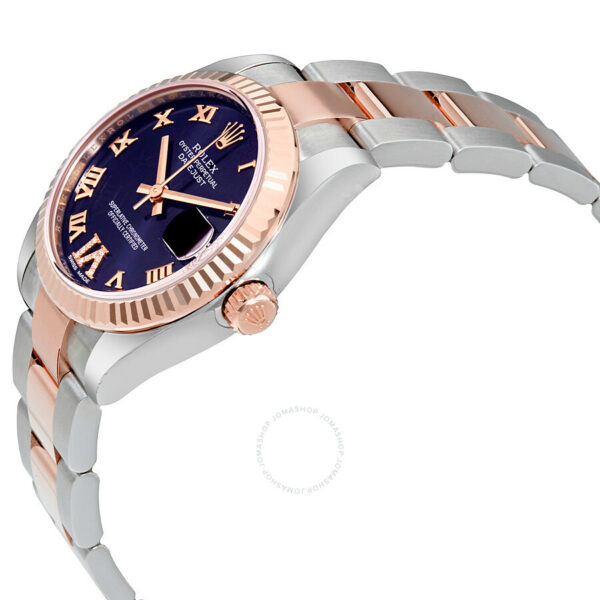 Rolex Datejust Lady 31 Purple Dial Stainless Steel and 18K Everose Gold Oyster Bracelet Automatic Watch 178271PURDO - Image 3