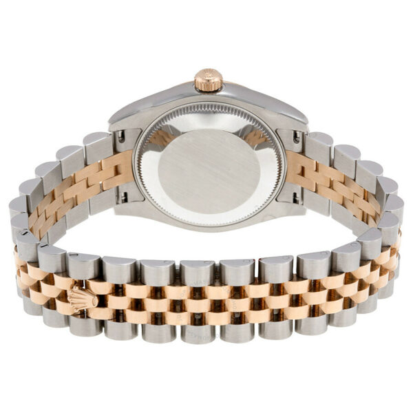 Rolex Datejust Lady 31 Purple Set With Diamonds Dial Stainless Steel and 18K Everose Gold Jubilee Bracelet Automatic Watch 178241PURDJ - Image 4