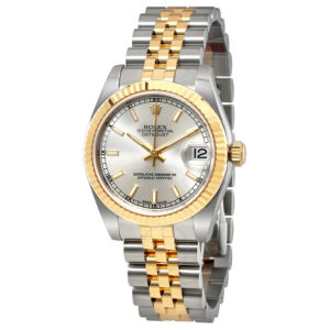 Rolex Datejust Lady 31 Silver Dial Stainless Steel and 18K Yellow Gold Jubilee Bracelet Automatic Watch 178273SSJ
