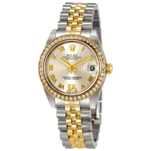 Rolex Datejust Lady 31 Silver Dial Stainless Steel and 18K Yellow Gold Jubilee Bracelet Automatic Watch 178383SRDJ