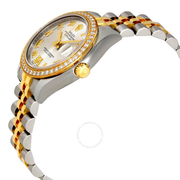 Rolex Datejust Lady 31 Silver Dial Stainless Steel and 18K Yellow Gold Jubilee Bracelet Automatic Watch 178383SRDJ - Image 3