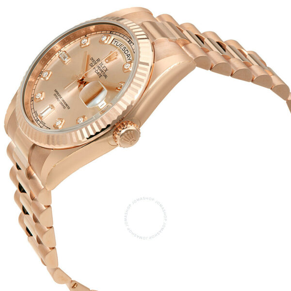 Rolex Day-Date Pink Dial 18K Everose Gold President Automatic Men’s Watch 118235PDP - Image 3