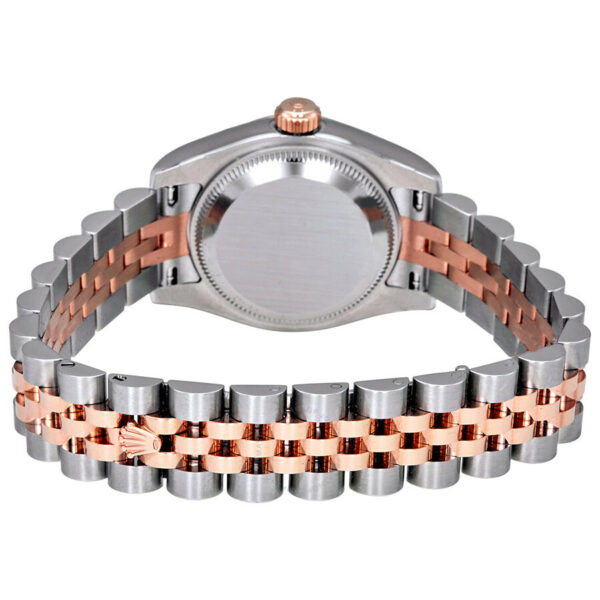 Rolex Lady Datejust 26 Chocolate Brown Dial Stainless Steel and 18K Everose Gold Jubilee Bracelet Automatic Watch 179171CHRDJ - Image 4