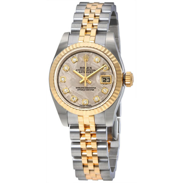 Rolex Lady Datejust 26 Meteorite Dial Stainless Steel and 18K Yellow Gold Jubilee Bracelet Automatic Watch 179173MTDJ - Image 2