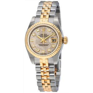 Rolex Lady Datejust 26 Meteorite Dial Stainless Steel and 18K Yellow Gold Jubilee Bracelet Automatic Watch 179173MTDJ