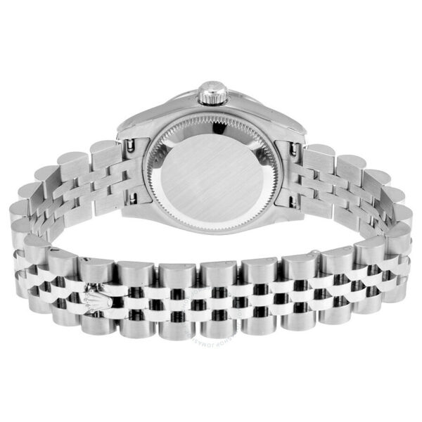Rolex Lady Datejust 26 White Dial Stainless Steel Jubilee Bracelet Automatic Watch 179384WRJ - Image 4