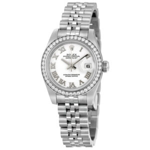 Rolex Lady Datejust 26 White Dial Stainless Steel Jubilee Bracelet Automatic Watch 179384WRJ
