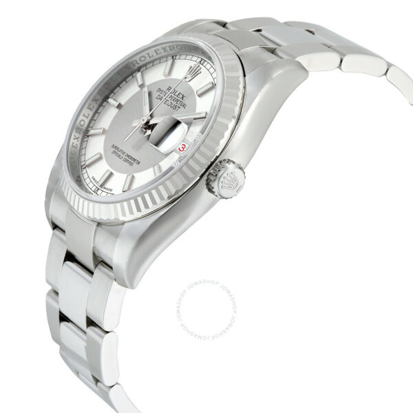 Rolex Oyster Perpetual 36 mm Silver Rhodium Dial Stainless Steel Bracelet Automatic Ladies Watch 116234SRSO - Image 3
