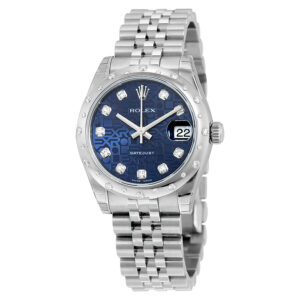 Rolex Oyster Perpetual Datejust 31 Blue Dial Stainless Steel Jubilee Bracelet Automatic Ladies Watch 178344BLJDJ