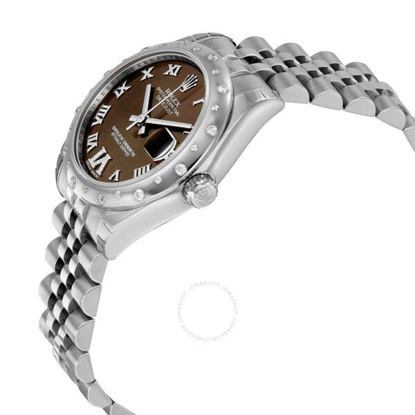 Rolex Oyster Perpetual Datejust 31 Bronze Dial Stainless Steel Jubilee Bracelet Automatic Ladies Watch 178344BRDJ - Image 3