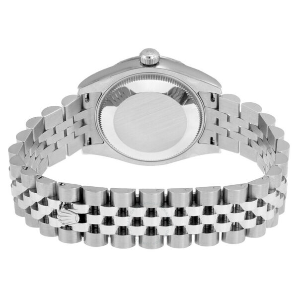 Rolex Oyster Perpetual Datejust 31 Dark Mother of Pearl Dial Stainless Steel Jubilee Bracelet Automatic Ladies Watch 178344BKMDJ - Image 4