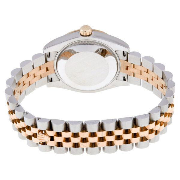 Rolex Oyster Perpetual Datejust 31 Silver Dial Stainless Steel and 18K Everose Gold Jubilee Bracelet Automatic Ladies Watch 178341SDJ - Image 4