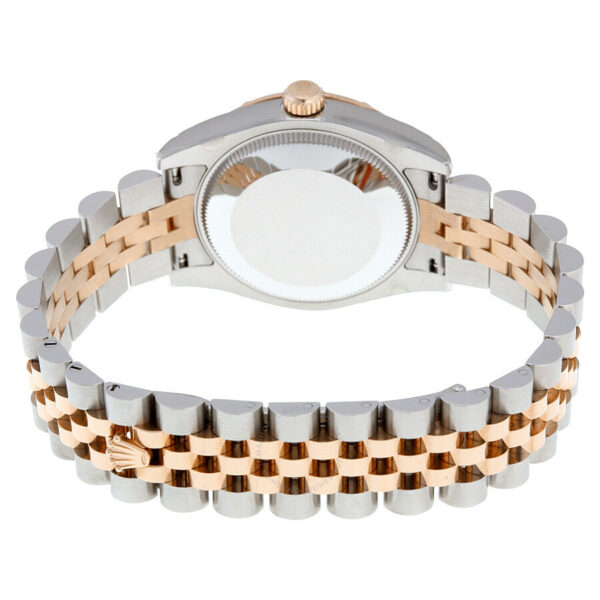 Rolex Oyster Perpetual Datejust 31 White Dial Stainless Steel and 18K Everose Gold Jubilee Bracelet Automatic Ladies Watch 178341WDJ - Image 4