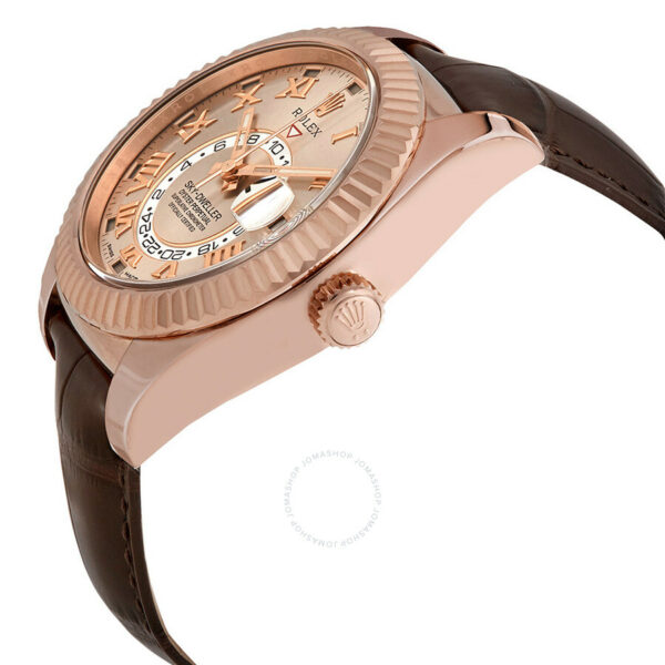 Rolex Sky-Dweller Sundust Dial 18K Everose Gold Automatic Men’s Watch 326135SNRL - Image 3