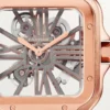 santos de cartier skeleton dial large model rose gold model whsa0016 watch 3311 hiyfv