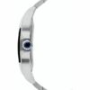 santos de cartier watch large model automatic movement steel interchangeable metal and leather braceletswssa0018 5342 w5njm