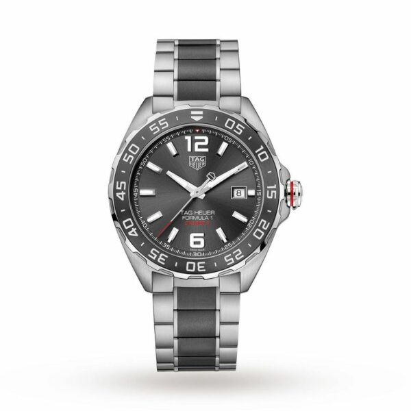 tag heuer formula 1 calibre 5 automatic date 43mm mens watch waz2011 ba0843 9103 veowq 1