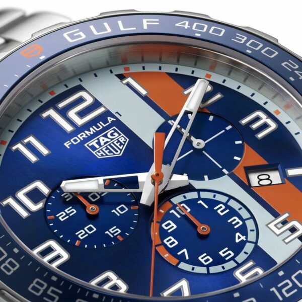 tag heuer formula 1 chronograph x gulf 43mm mens watch caz101at ba0842 2156 ywfk3