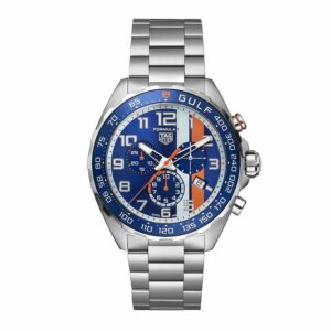 tag heuer formula 1 chronograph x gulf 43mm mens watch caz101at ba0842 3167 3pbor