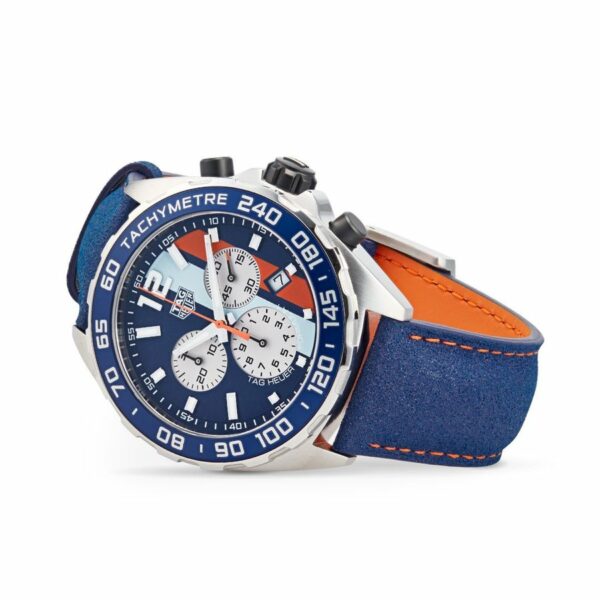 tag heuer formula 1 gulf quartz chronograph special edition 43mm mens watch caz101n fc8243 3949 qwnpr
