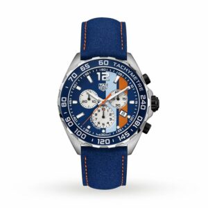 tag heuer formula 1 gulf quartz chronograph special edition 43mm mens watch caz101n fc8243 6514 4gyb0