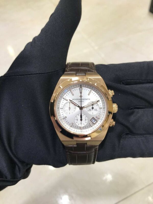 vacheron constantin overseas chronograph 5500v000r b074 42 5 mm pink gold watch 7311 yjvtt