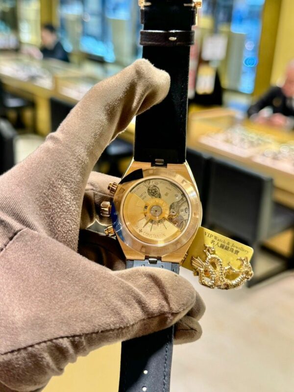 vacheron constantin overseas chronograph 5500v000r b074 42 5 mm pink gold watch 8850 qttjv